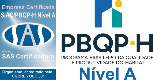 Selo PBQP-H SiAC Nivel A - Construtora Ogma empresa certificada